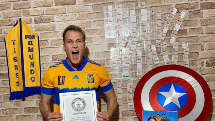 Aficionado de Tigres rompe récord Guiness con Avengers: Endgame