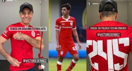 Eugenio Derbez en Toluca: ¿Quién es el sobrino del actor que juega en la Liga MX?