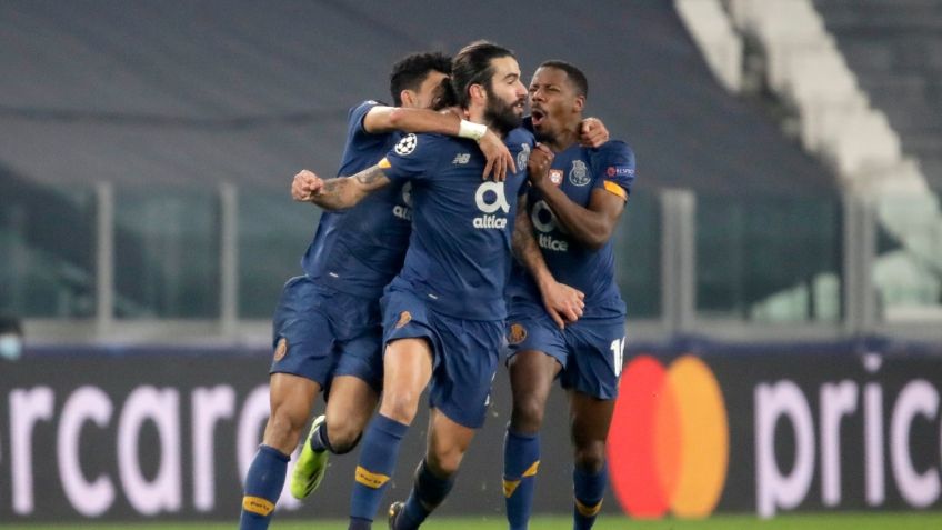 Porto, con Tecatito Corona, triunfa ante la Juventus tras doblete de Sergio Oliveira