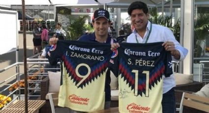 Checo Pérez y su número en F1: un homenaje al Club América e Iván Zamorano