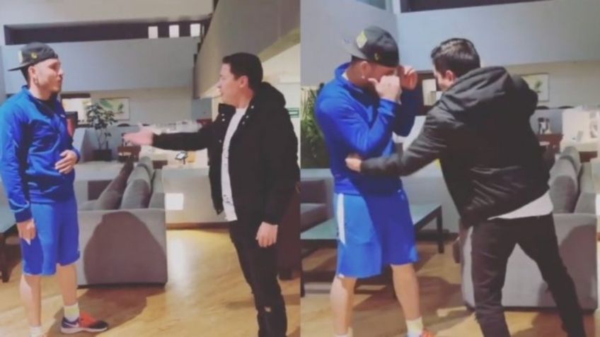 Omar Chávez es regañado por su "padre" Julio César Chávez (VIDEO)