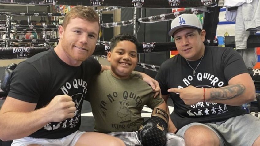 Hijo de Andy Ruiz se enfrenta al preparador del Canelo Álvarez (VIDEO)