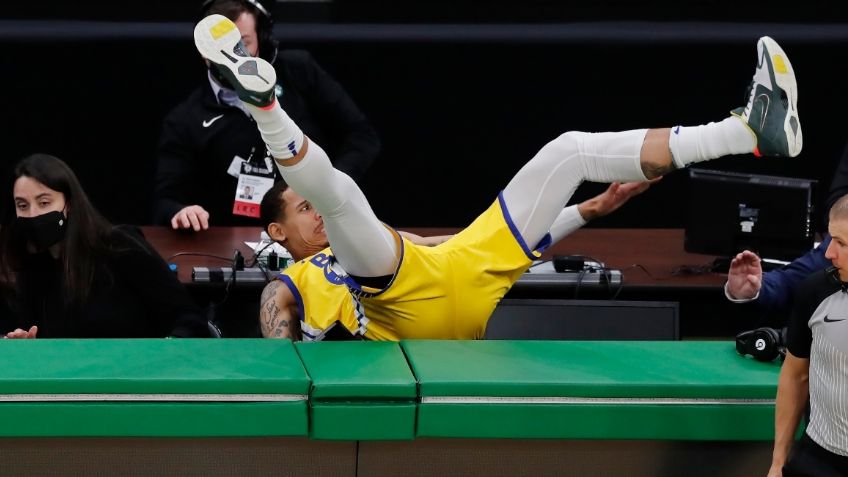 Contusión cerebral impide a Juan Toscano terminar partido con los Warriors (VIDEO)