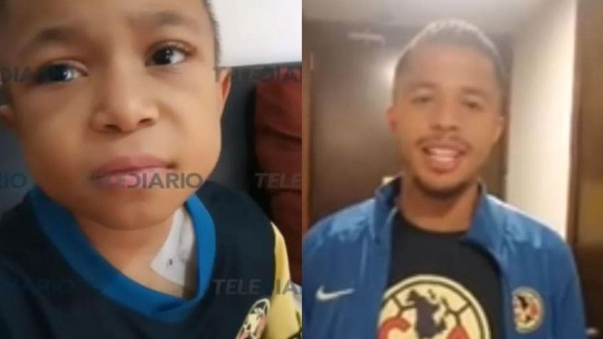 Club América: Giovani Dos Santos regala camiseta a niño que espera trasplante