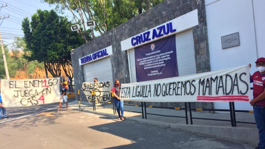 "No queremos mama...", el duro mensaje a Cruz Azul de su afición