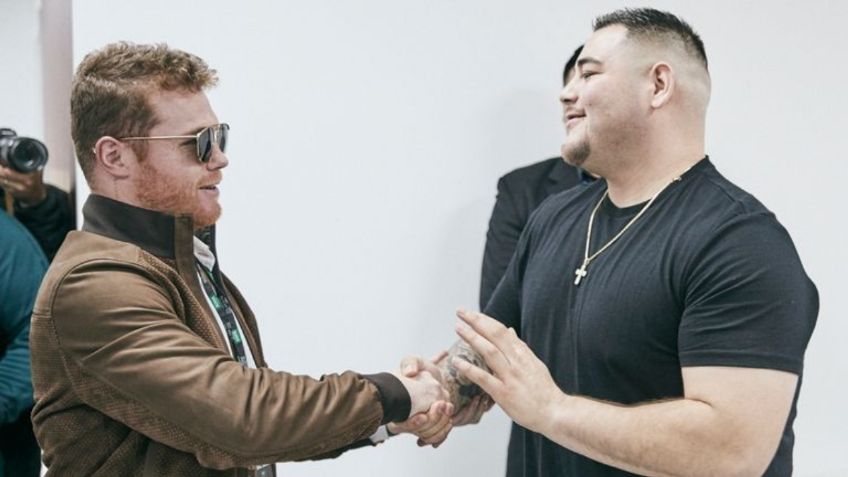 Andy Ruiz revela la motivación que significa Canelo Álvarez para él