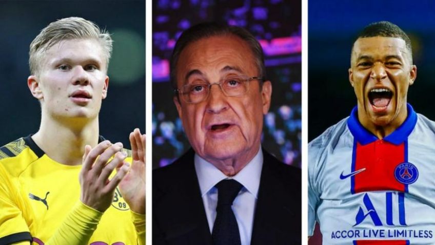 Florentino Pérez advierte a Mbappé y Haaland: "No existirán sin la Superliga"