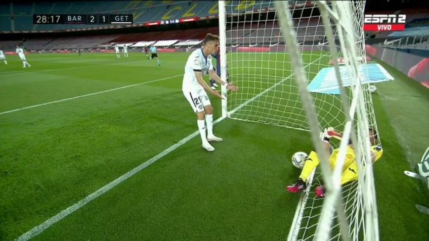 El increíble blooper que dio segundo gol del Barcelona ante Getafe (VIDEO)