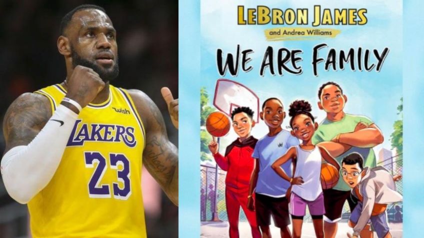 Lebron James presenta su nuevo libro para niños, con dibujos de basquetbolistas