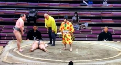 VIDEO VIRAL: Luchador de sumo muere tras recibir golpe en la cabeza