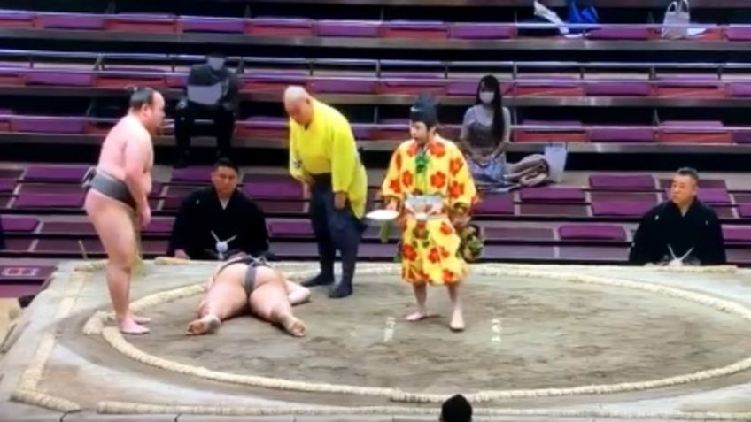 VIDEO VIRAL: Luchador de sumo muere tras recibir golpe en la cabeza