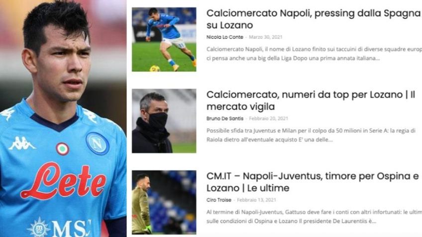 Chucky Lozano y la estratosférica cifra que pide Napoli para venderlo