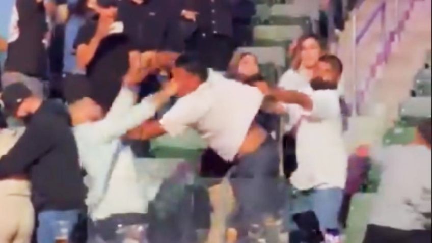 Andy Ruiz: Trifulca en las tribunas opaca pelea entre The Destroyer y Chris Arreola (VIDEO)