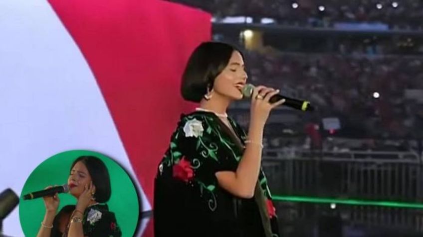 Segob toma postura por interpretación de Ángela Aguilar en pelea del Canelo