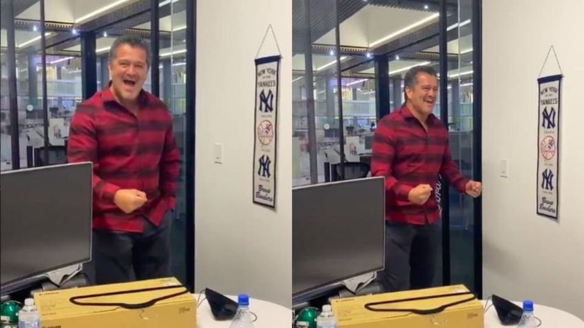 Carlos Hermosillo y un festejo eufórico por pase de Cruz Azul a semifinales (VIDEO)