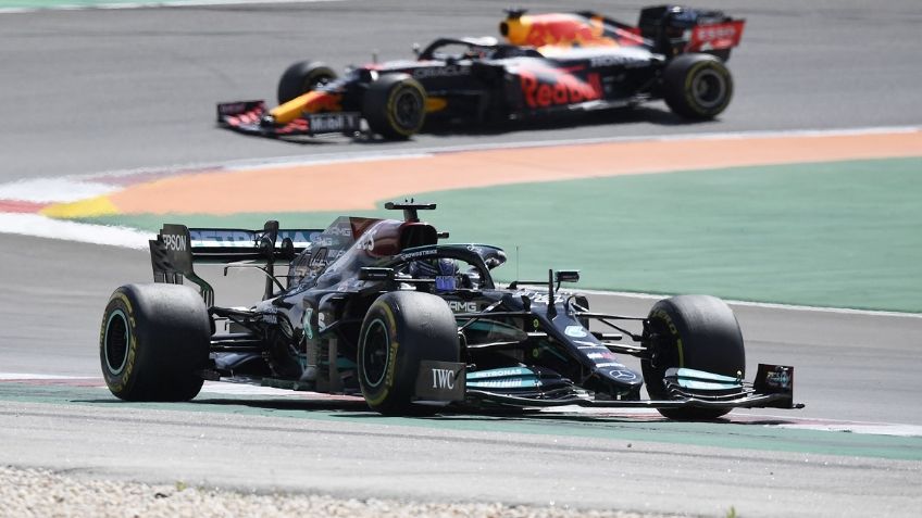 F1 GP de Portugal 2021: Hamilton supera a Verstappen; Checo Pérez, al borde del podio