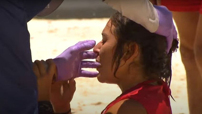 Norma Palafox se lleva terrible GOLPE en la cara y requiere atención (VIDEO)