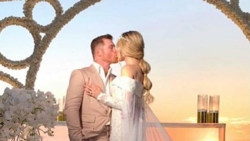 ¿Cuánto costó el vestido que la esposa de Canelo Álvarez usó en su boda?