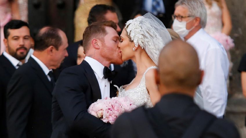 Canelo Álvarez: Las mejores FOTOS de su boda religiosa con Fernanda Gómez