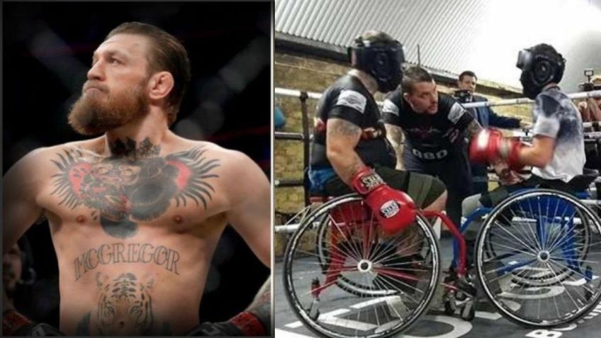 Conor McGregor realiza donativo para pelea de boxeo en silla de ruedas