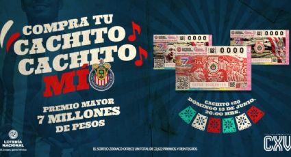 Chivas celebra sus 115 años de historia con billete de la Lotería Nacional