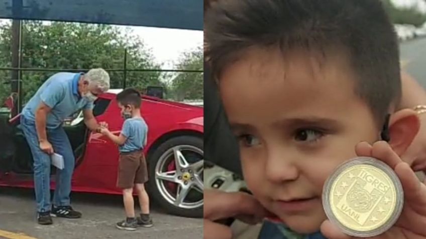 Tigres: Tuca Ferretti regala medalla de la final del Apertura 2017 a niño aficionado