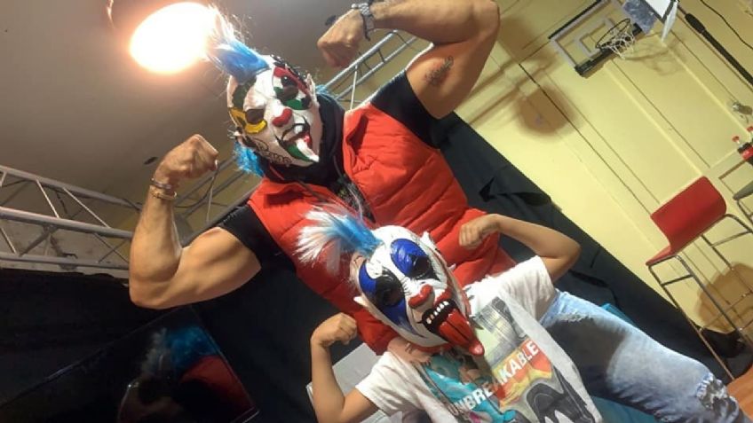 Psycho Clown tiene noble gesto con pequeño agredido por Einar el Vikingo