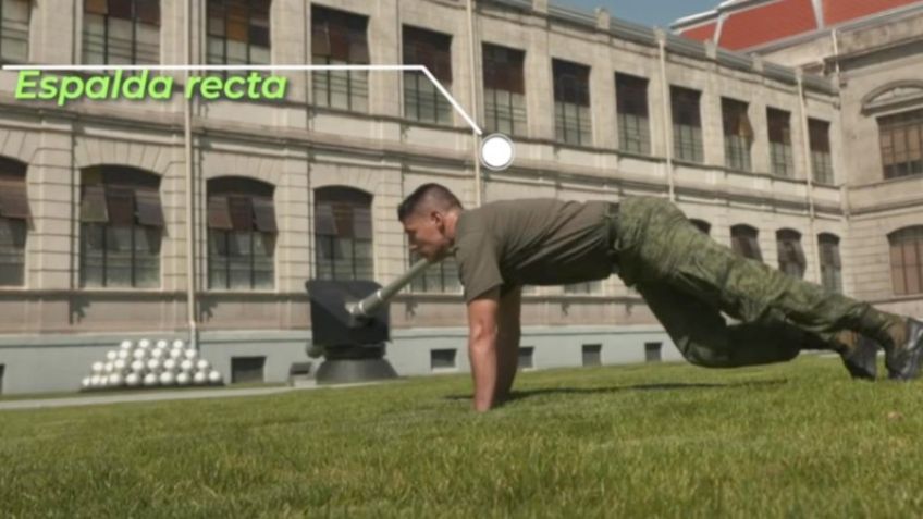 Rutinas de ejercicios realizadas por la Sedena: abdomen, glúteo, brazo y más (VIDEO)