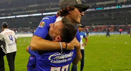 Cruz Azul: Las lágrimas  de Chaco Giménez y su hijo Santiago tras el título