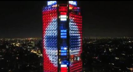 Cruz Azul: Torre BBVA se une a celebración de La Máquina (VIDEO)