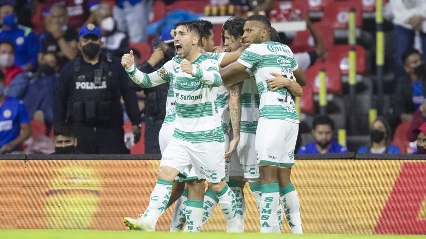 Diego Valdés marca GOL para Santos y aparecen los fantasmas de Cruz Azul (VIDEO)