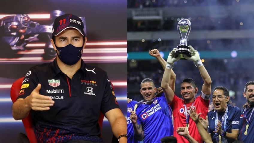 Checo Pérez dejó a un lado su americanismo y felicitó así a Cruz Azul