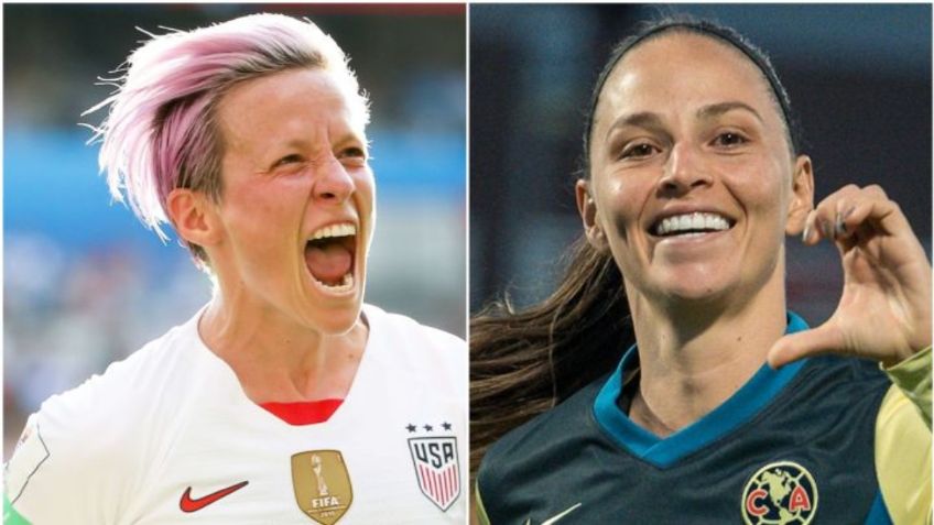 Megan Rapinoe alienta a Janelly Farías a copiar su estilo en la Liga MX Femenil
