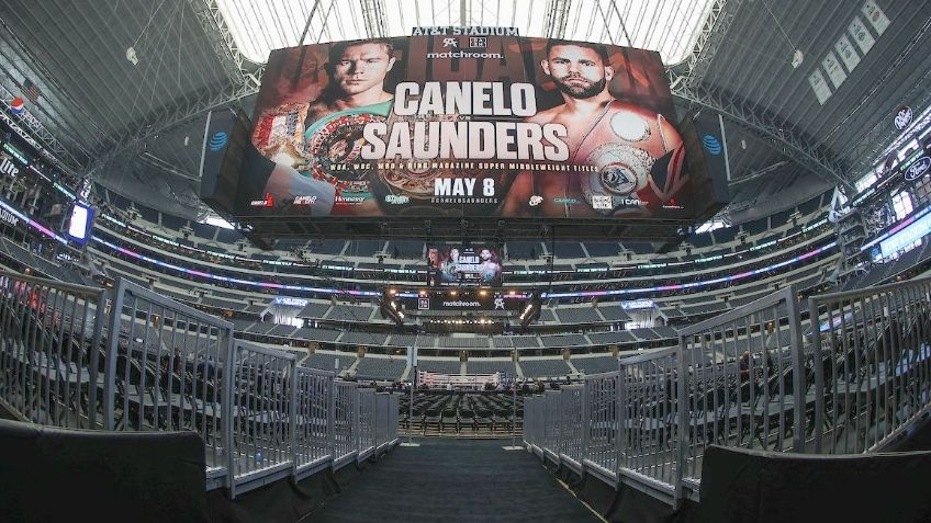Canelo vs Saunders: Así verá Sául Álvarez el AT&T Stadium cuando suba al ring (VIDEO)