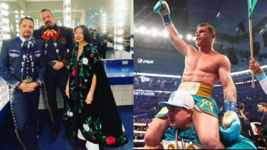 Pepe Aguilar defiende a Ángela tras entonar himno en pelea del Canelo; pueden recibir multa