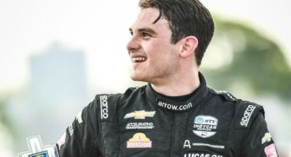 IndyCar Series: Patricio O'Ward se tira a fuente de agua para festejar victoria