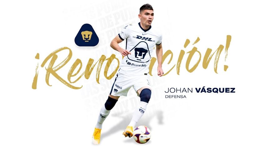 OFICIAL: Este es el nuevo contrato que Johan Vázquez firmó con Pumas