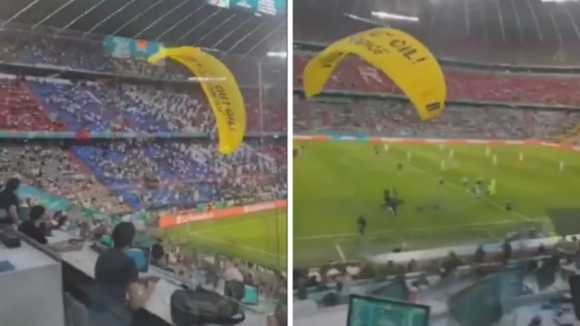 Euro 2020: La dramática caída de un paracaidista en el Alemania vs Francia (VIDEO)