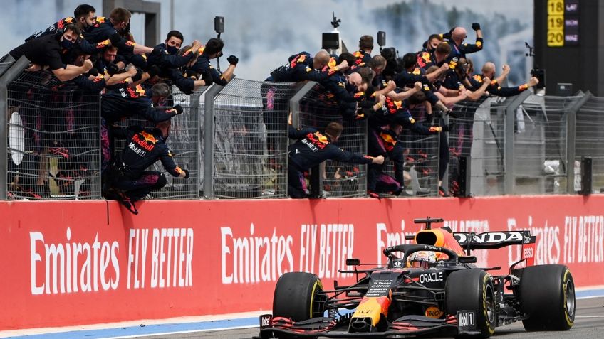 F1: Verstappen logra triunfo de última vuelta en Francia con podio de Checo Pérez