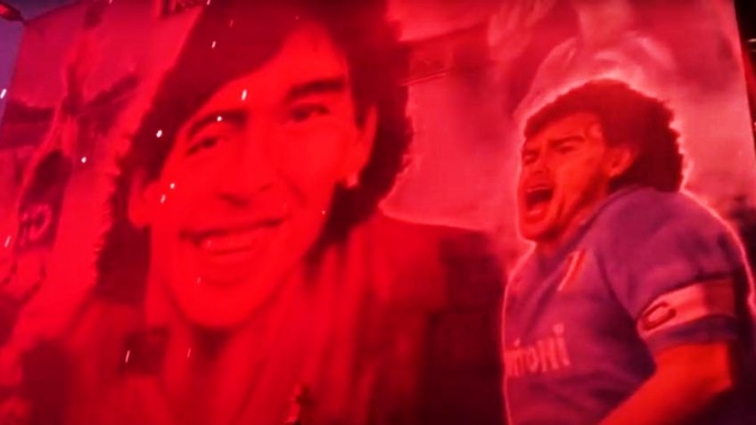 Maradona: 'La Mano de Dios' en saxofón; canción y mural que erizan la piel (VIDEO)