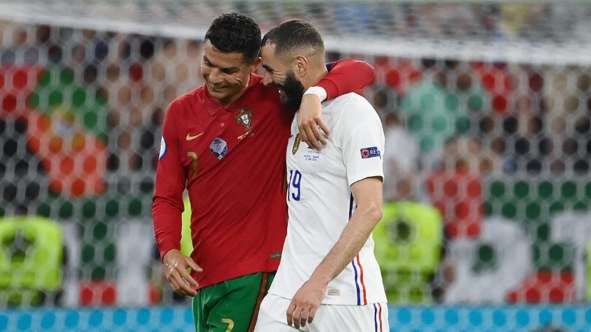 Cristiano Ronaldo y Benzema se lucen en vibrante empate de Portugal y Francia