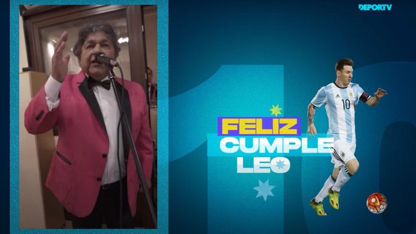 Messi recibe original felicitación musical del grupo Los Palmeras (VIDEO)