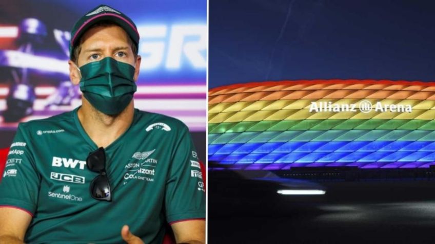 Sebastian Vettel explota contra la UEFA por prohibir protesta LGBT en Eurocopa