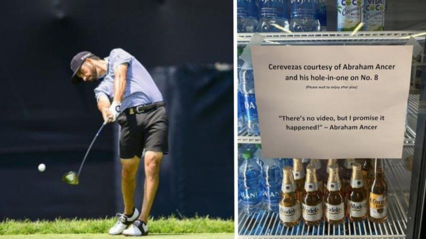 Golfista mexicano logra hoyo en uno y lo celebra regalando cervezas (VIDEO)