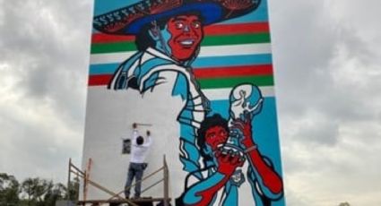 Diego Maradona tendrá nuevo mural en explanada del Estadio Azteca (VIDEO)