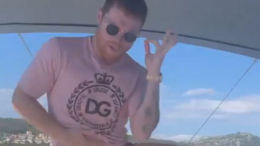 Canelo Álvarez le baila a su esposa al ritmo de los Tucanes de Tijuana (VIDEO)