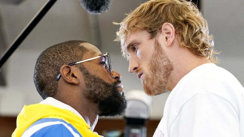 Así quedó el rostro de Logan Paul tras pelear con Floyd  Mayweather (FOTO)