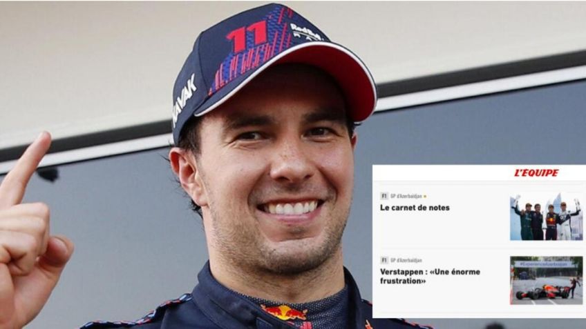 Checo Pérez: Medios internacionales destacan triunfo del mexicano con Red Bull