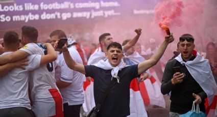 VIDEO: Así viven los aficionados ingleses previa a la final de la Eurocopa en Wembley