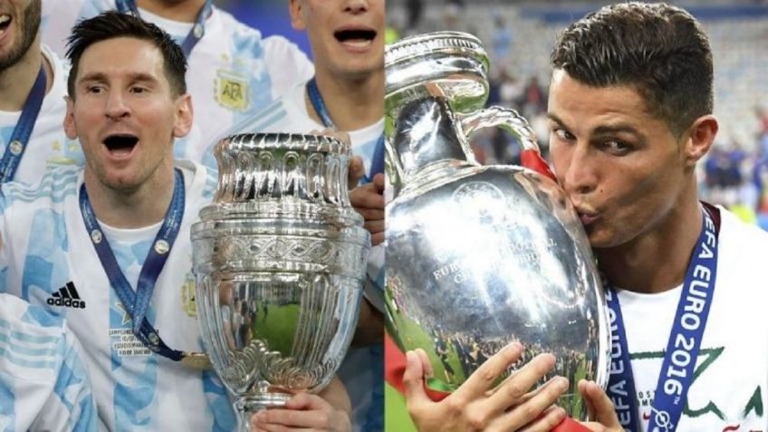 La rara coincidencia entre Messi y Cristiano Ronaldo por títulos de Copa América y Eurocopa